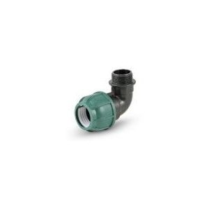 Csep. könyök Gyk. zöld 20xK3/4" Csep. könyök Gyk. zöld 20xK3/4"